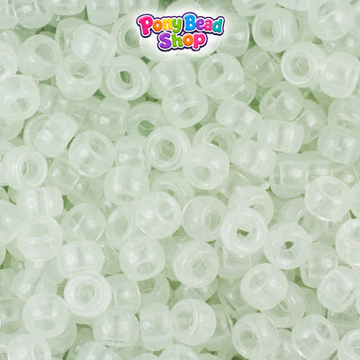 Night Glow-in-the-Dark 6.5mm Mini Barrel Plastic Pony Beads (1000pcs)