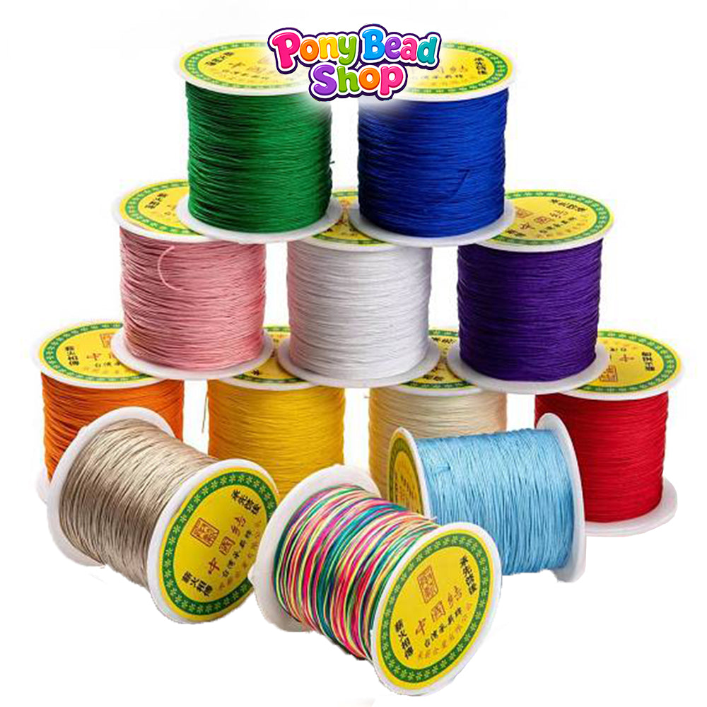 0.8mm Braided Nylon Beading Cord (300ft)